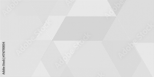 hexagon white geometric background with diamond and triangle shapes layered pattern design