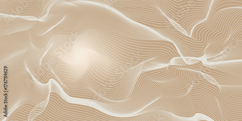 Elegant background design with gold line pattern. Premium abstract vector illustration for invitation, flyer, cover design, luxe invite, business banner, prestigious voucher.