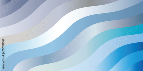 Blue Wave Pattern Abstract Design