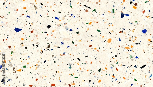 Colorful Confetti Terrazzo Tile Texture