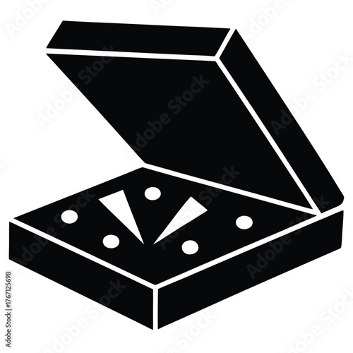  A beautifully crafted box, elegantly presented , pizza box