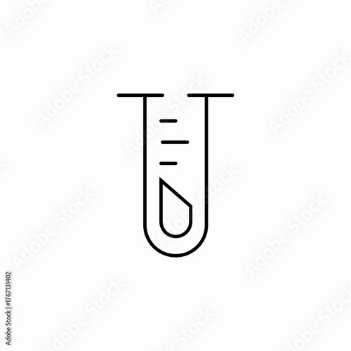 blood sample icon sign vector