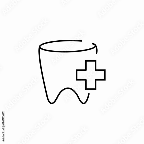 dental medicine icon sign vector