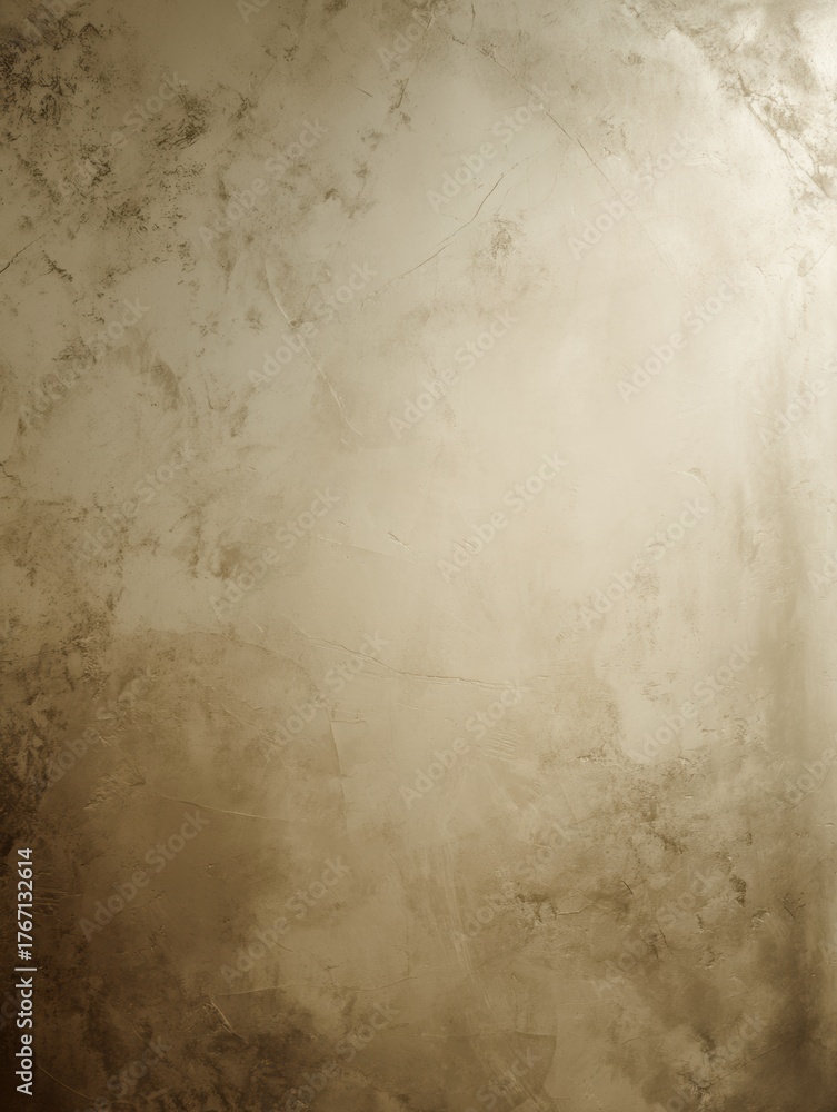 Naklejka premium Textured Stucco Wall Features a Neutral Color Palette Creating a Background Element