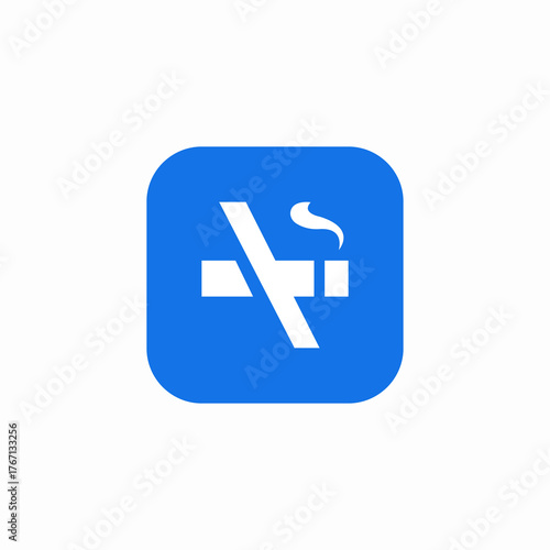 smoking not allowed icon sign vector