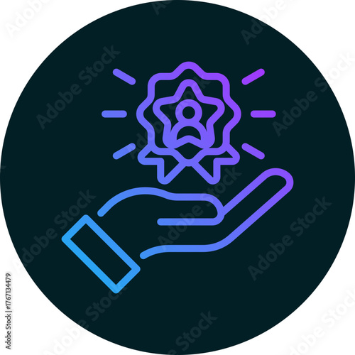 Loyal customer icon isolated on white background. vector illustration icon for business to consumer