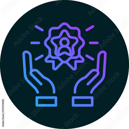 Loyal customer  icon isolated on white background. vector illustration icon for business to consumer