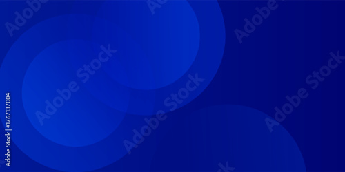 Minimalist blue circle on dark blue background.