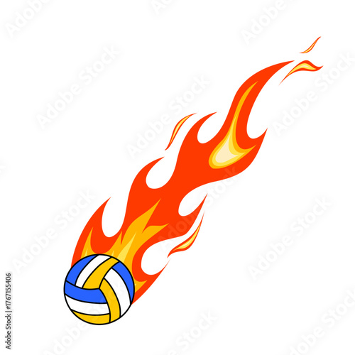Fiery Sports Ball