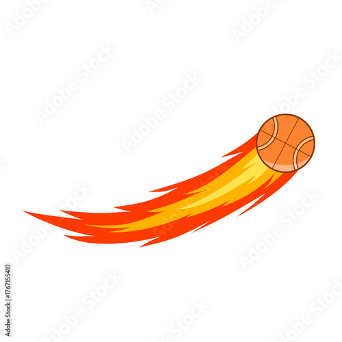 Fiery Sports Ball