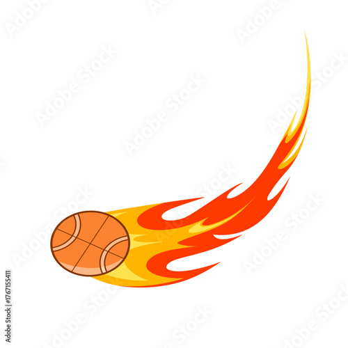Fiery Sports Ball