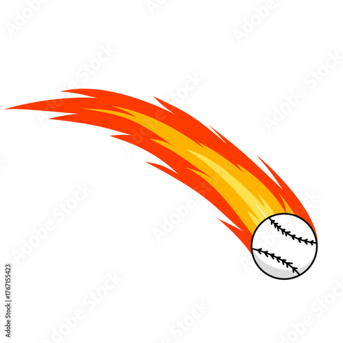 Fiery Sports Ball
