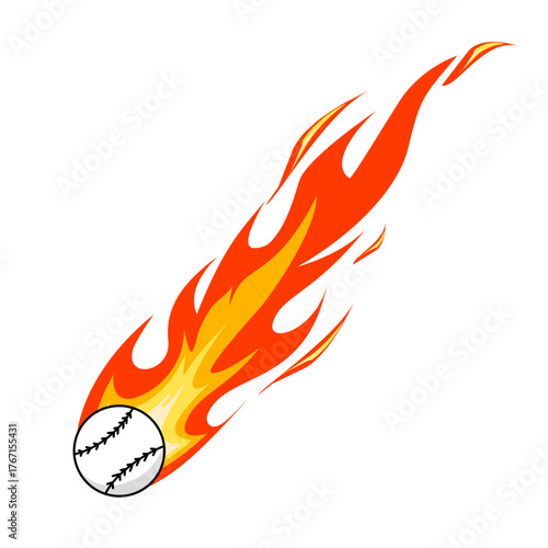 Fiery Sports Ball