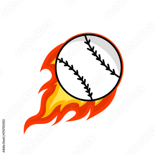 Fiery Sports Ball