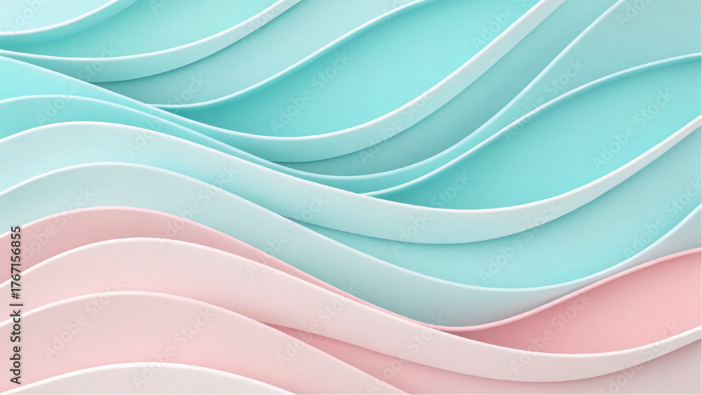 Obraz premium Pastel Fluid Gradient Background
