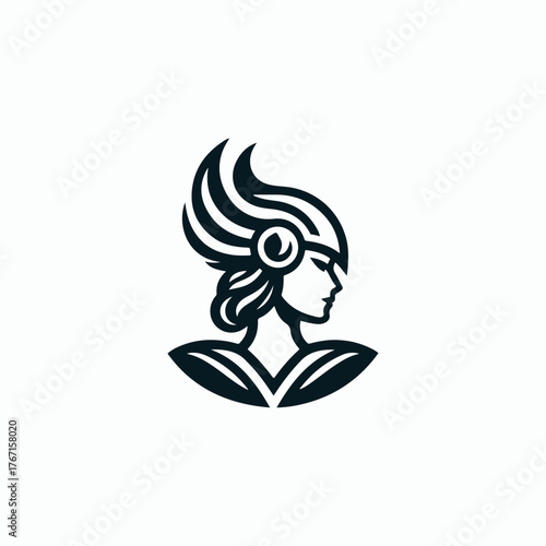 Valkyrie Goddess Logo