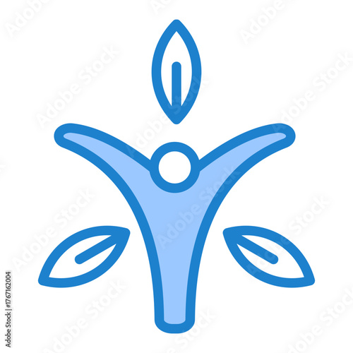 Wellness Icon - Blue Style
