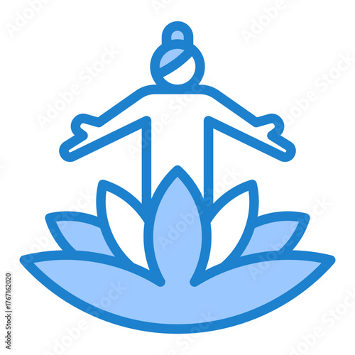 Body Treatment Icon - Blue Style