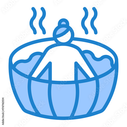 Jacuzzi Icon - Blue Style