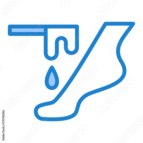 Waxing Icon - Blue Style
