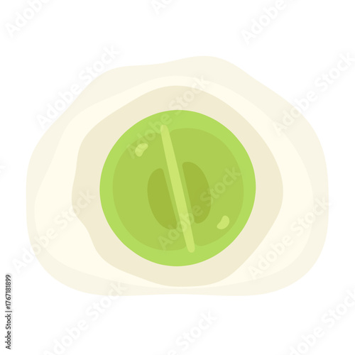 フルーツ大福（シャインマスカット）　イラスト