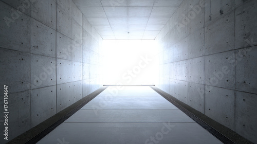 打放しコンクリートの静謐光庭 / Serene Light Court in Exposed Concrete
