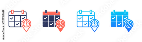 Appointment Icon Pack In Multiple Styles
