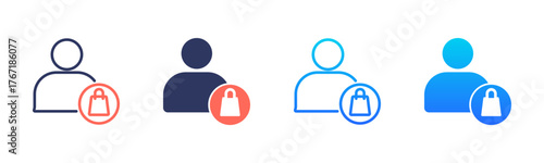 Customer Icon Pack In Multiple Styles