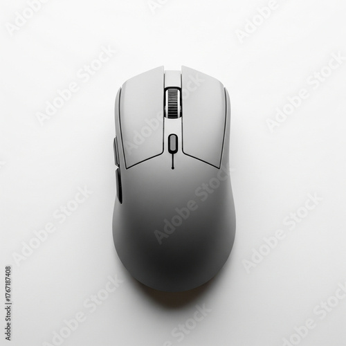 Gaming Mouse Stock Photo: Clean Studio Shot, 4K, Isolated Product