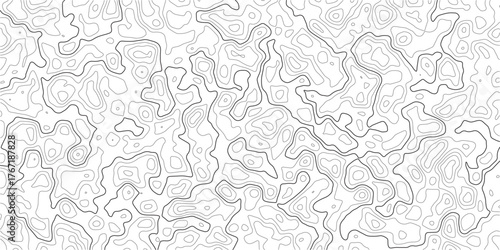 Dynamic Contour Line Topography Pattern Design