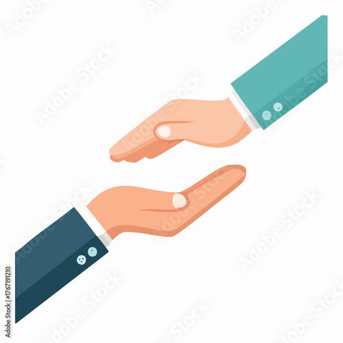 Hands reaching out to each other for support and help.