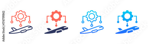 Aviation Icon Pack In Multiple Styles