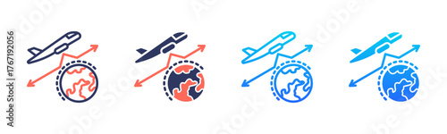 Greenhouse Effect Icon Pack In Multiple Styles