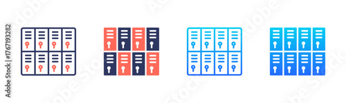 Lockers Icon Pack In Multiple Styles