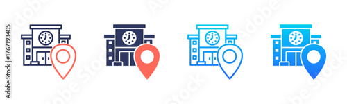 Map Icon Pack In Multiple Styles