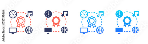 Extracurricular Icon Pack In Multiple Styles