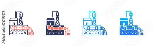 Sewer Contamination Icon Pack In Multiple Styles