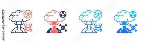 Nuclear Fallout Icon Pack In Multiple Styles