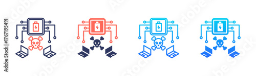 E-Waste Icon Pack In Multiple Styles