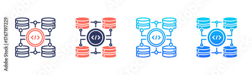 Version Control Icon Pack In Multiple Styles