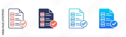 Test Report Icon Pack In Multiple Styles
