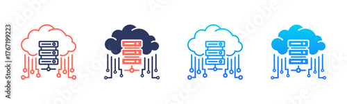 Infrastructure Icon Pack In Multiple Styles