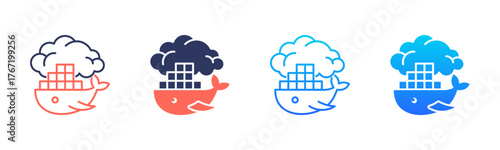 Docker Icon Pack In Multiple Styles
