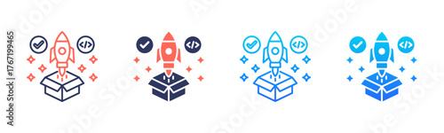 Scaling Icon Pack In Multiple Styles