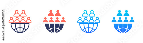 Population Icon Pack In Multiple Styles