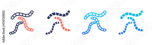 Worm Icon Pack In Multiple Styles