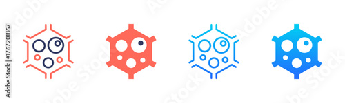 Organism Icon Pack In Multiple Styles