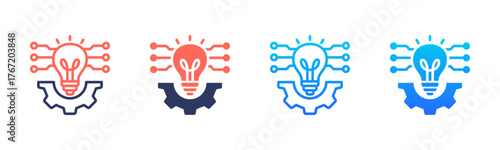 Innovation Icon Pack In Multiple Styles