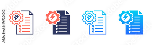 Energy Management Icon Pack In Multiple Styles