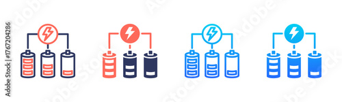 Battery Icon Pack In Multiple Styles